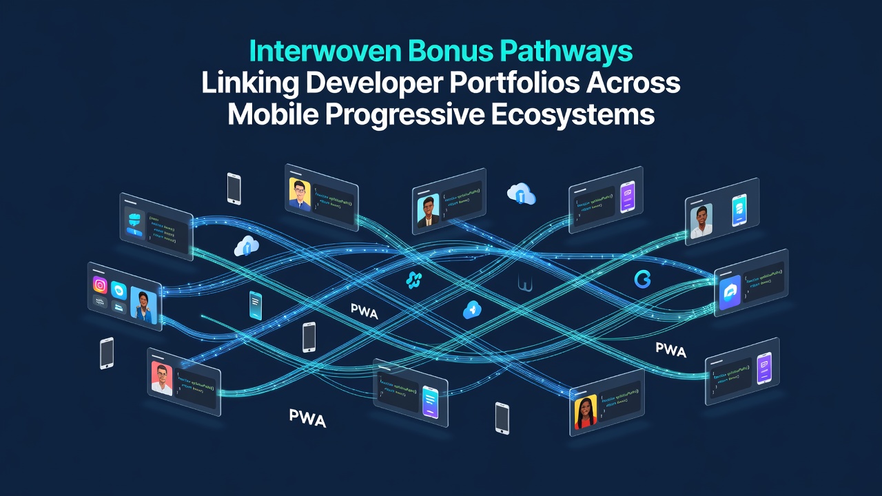 Diagram depicting symbol synergies and prize pathways across multiple mobile game developer portfolios