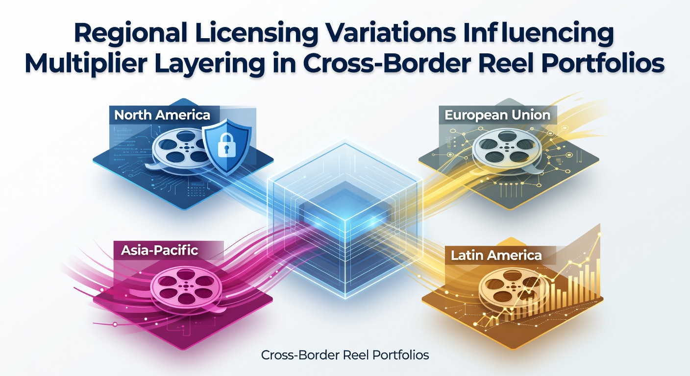 Diagram showing regulatory maps and multiplier structures across international reel gaming markets