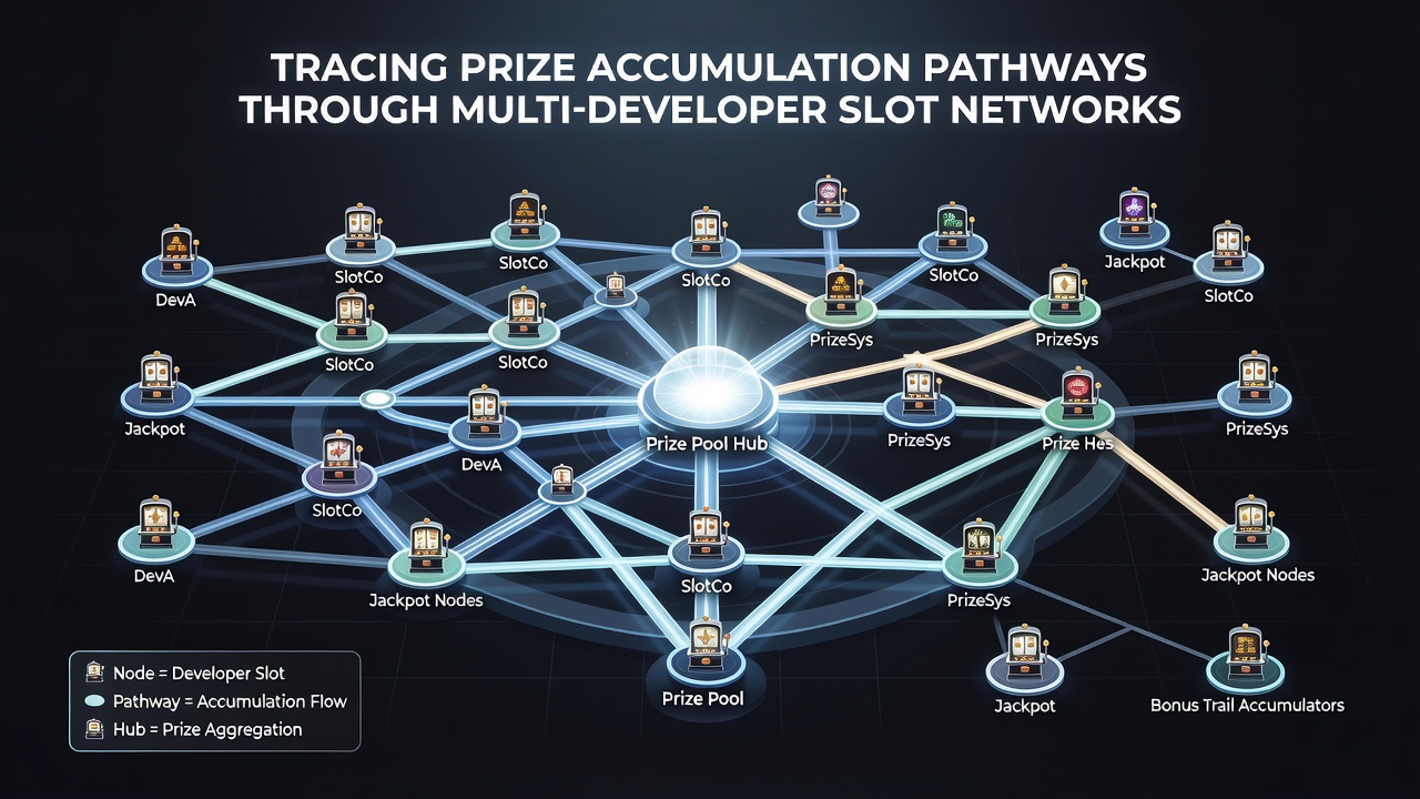 Flowchart illustrating contribution percentages and prize distribution across developer networks